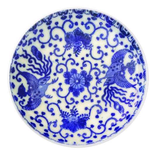 ヴィンテージデフトドア/引き出しプル セラミックノブ (正面)