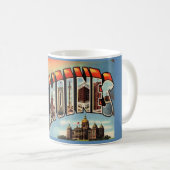 ヴィンテージデモインアイオワマグ コーヒーマグカップ (正面右)