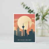 ヴィンテージデュッセルドルフドイツトラベルアルマーニュ ポストカード (スタンド正面)