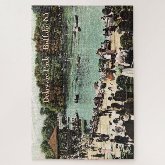ヴィンテージデラウェアパークバッファローNYラージパズル ジグソーパズル (縦)