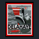 ヴィンテージデラヘアドポスター ポスター<br><div class="desc">非常に素敵な16 x 20ポスターのためのヴィンテージデラヘー広告。</div>