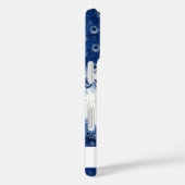 ヴィンテージデルフトブルーフローラウォーターカラーピーコック Case-Mate iPhoneケース (裏面 / 右)