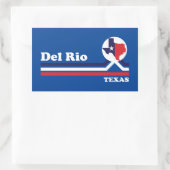 ヴィンテージデルリオテキサス州 長方形シール (バッグ)