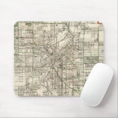 ヴィンテージデンバーコロラドの地図(1920年) マウスパッド (マウス)