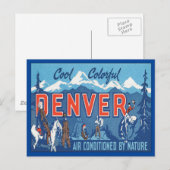 ヴィンテージデンバーコロラドはがき ポストカード (正面/裏面)