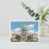 ヴィンテージデンバーコロラド州キャピトル建物 ポストカード (スタンド正面)