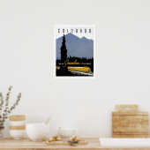 ヴィンテージデンバーコロラド鉄道旅行ポスター ポスター (キッチン)