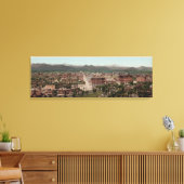 ヴィンテージデンバーコロラド19世紀パノラマ キャンバスプリント (インサイチュ (リビング))
