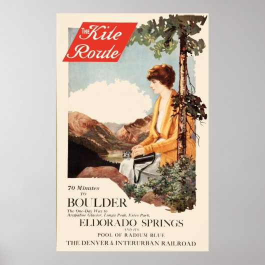 ヴィンテージデンバー&都市間鉄道ポスター ポスター (正面)