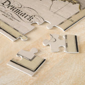 ヴィンテージデンマークの地図（1815年） ジグソーパズル (側面)