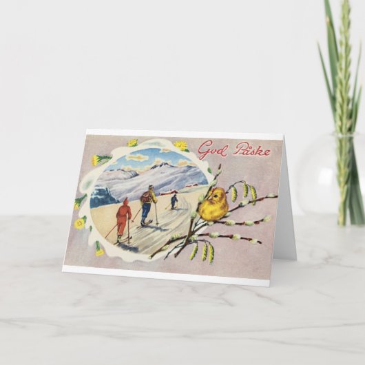 ヴィンテージデンマークイースターカード シーズンカード (正面)