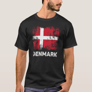 ヴィンテージデンマーク国旗 Tシャツ