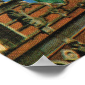 ヴィンテージデンマーク、コペンハーゲン証券取引所 ポスター (角)