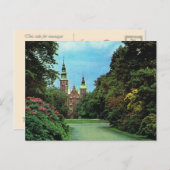 ヴィンテージデンマーク、コペンハーゲン、ローゼンブルク城 ポストカード (正面/裏面)