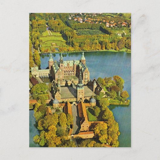 ヴィンテージデンマーク、フレデリックスバーグ、城 ポストカード (正面)