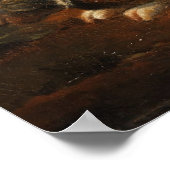 ヴィンテージデヴィッド・デ・コニンク警戒の寓話 ポスター (角)