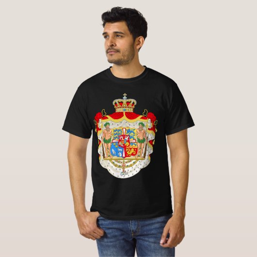 ヴィンテージデ王室のンマーク軍服 Tシャツ (正面フル)