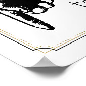 ヴィンテージトイレのリマインダーバスルームのフラッシュ ポスター (角)