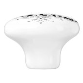 ヴィンテージトイレ髭剃り洗濯石鹸バスルーム セラミックノブ (側面)