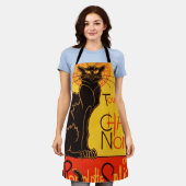 ヴィンテージトゥルネデチャットノワール – Black Cat エプロン (着用した状態)