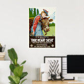 ヴィンテージトゥルハートスージー静かハリウッド映画 ポスター (ホームオフィス)