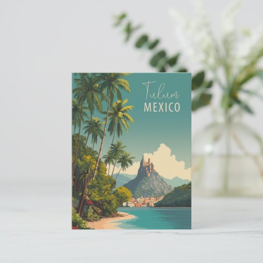 ヴィンテージトゥルムメキシコ旅行 ポストカード (スタンド正面)