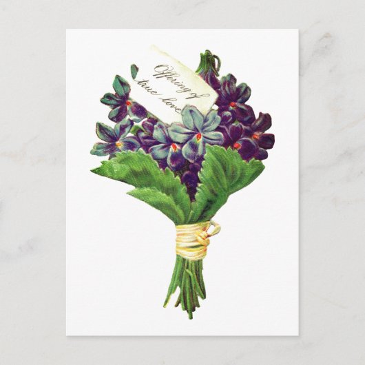 ヴィンテージトゥルーラブヴィオレット ポストカード (正面)