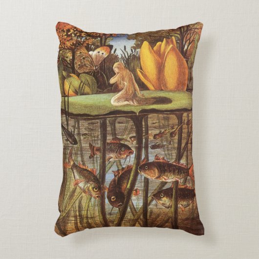 ヴィンテージトゥンベリーナフェアリーテールエレノールヴェーボイル アクセントクッション (正面(垂直))