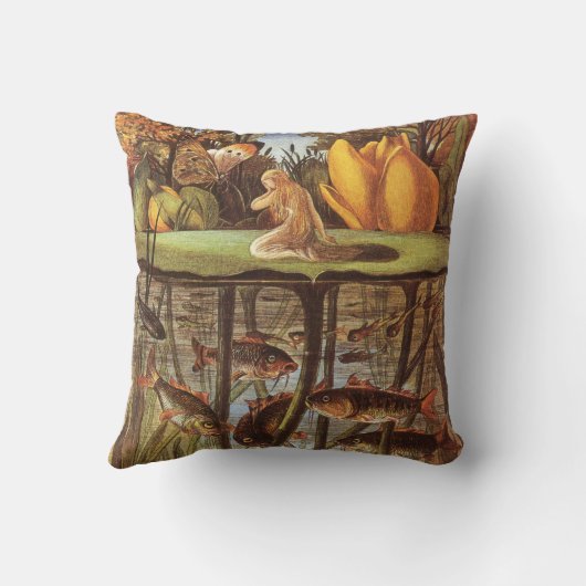 ヴィンテージトゥンベリーナフェアリーテールエレノールヴェーボイル クッション (裏面)