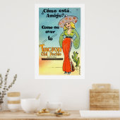 ヴィンテージトゥーソンオールドプエブロアリゾナ ポスター (キッチン)