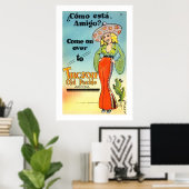 ヴィンテージトゥーソンオールドプエブロアリゾナ ポスター (ホームオフィス)