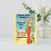 ヴィンテージトゥーソンオールドプエブロアリゾナ ポストカード (スタンド正面)