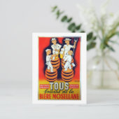 ヴィンテージトゥーボイヴェンドラビエールモセルレーン ポストカード (スタンド正面)