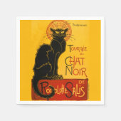 ヴィンテージトゥールネデュチャットノワテオペレスティインレン スタンダードカクテルナプキン (正面)