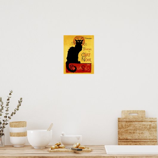 ヴィンテージトゥールネデュチャットノワール,テオペレスティインレン ポスター (キッチン)