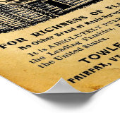 ヴィンテージトゥールメープルシロッププリント ポスター (角)