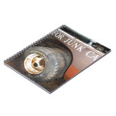 ヴィンテージトウトラック現金ジャンクカーサイン ノートブック (左側)