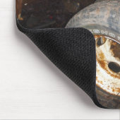 ヴィンテージトウトラック現金ジャンクカーサイン マウスパッド (コーナー)