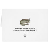 ヴィンテージトキ魚、海洋水中競技生物 (裏面横)