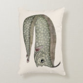 ヴィンテージトキ魚、海洋水中競技生物 アクセントクッション (正面(垂直))