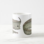 ヴィンテージトキ魚、海洋水中競技生物 コーヒーマグカップ (中央)