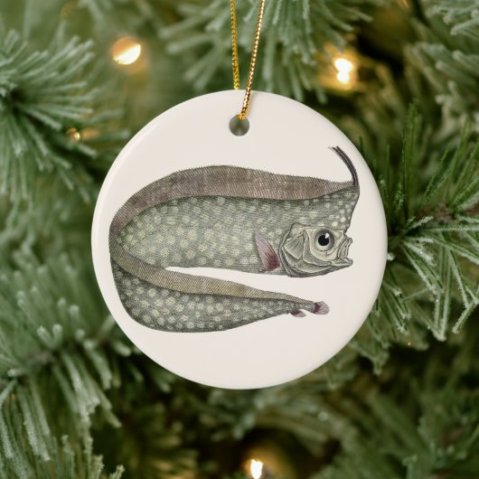 ヴィンテージトキ魚、海洋水中競技生物 セラミックオーナメント (ツリー)