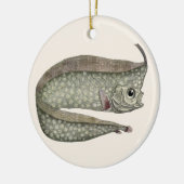 ヴィンテージトキ魚、海洋水中競技生物 セラミックオーナメント (左)