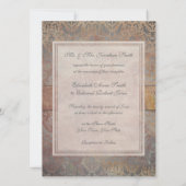 ヴィンテージトスカーナムスクイタリアンエレガンス 招待状 (裏面)