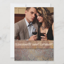 ヴィンテージトスカーナムスクイタリアンエレガンス 招待状