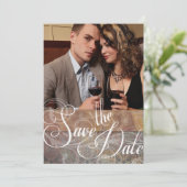 ヴィンテージトスカーナ写真を保存 セーブザデート (スタンド正面)