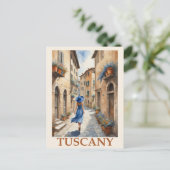 ヴィンテージトスカーニイタリイタリアントラベル ポストカード (スタンド正面)