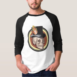 ヴィンテージトップハットスカルライトTシャツ Tシャツ