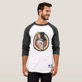 ヴィンテージトップハットスカルライトTシャツ Tシャツ (正面フル)