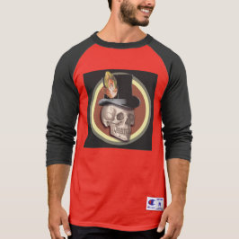 ヴィンテージトップハットダークスカルTシャツ Tシャツ